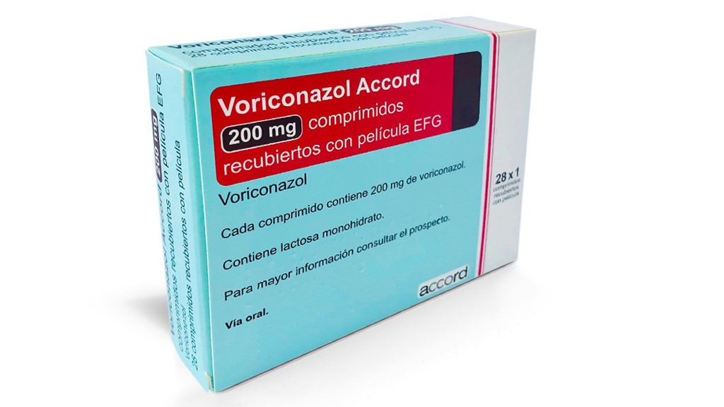 VORICONAZOL ACCORD EFG 200 mg 28 COMPRIMIDOS RECUBIERTOS