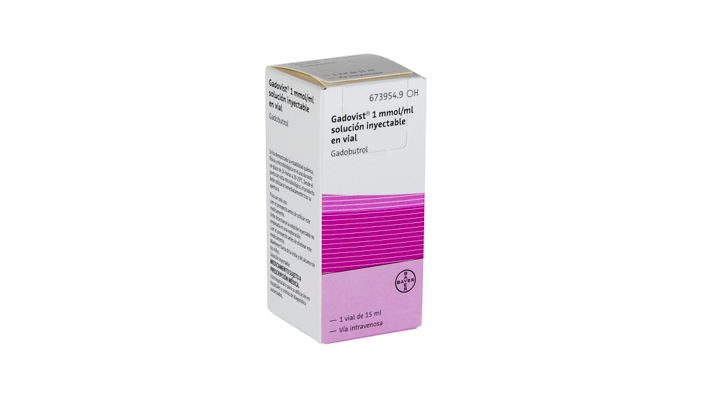 GADOVIST 1 mmol/ml 1 VIAL SOLUCION INYECTABLE 15 ml