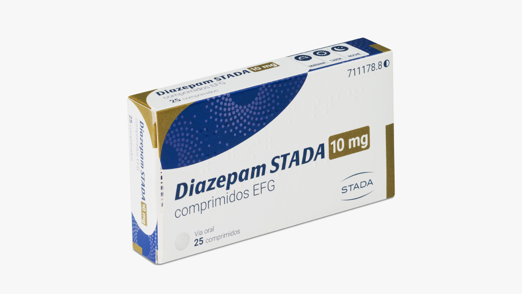 DIAZEPAM STADA EFG 10 mg 30 COMPRIMIDOS