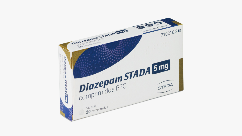 DIAZEPAM STADA EFG 5 mg 40 COMPRIMIDOS