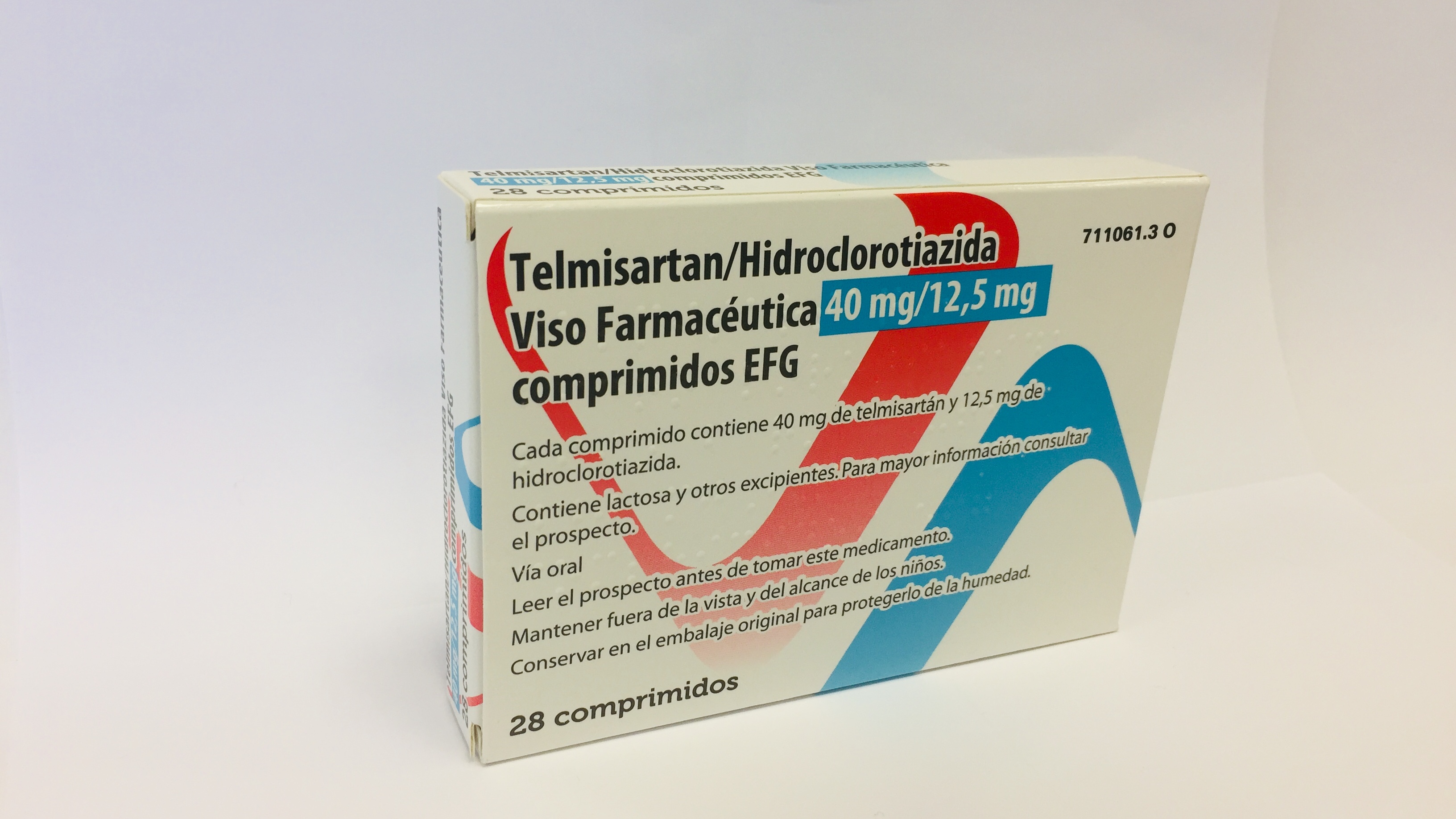 TELMISARTAN/HIDROCLOROTIAZIDA VISO FARMACEUTICA EFG 40 mg/12,5 mg 28 COMPRIMIDOS