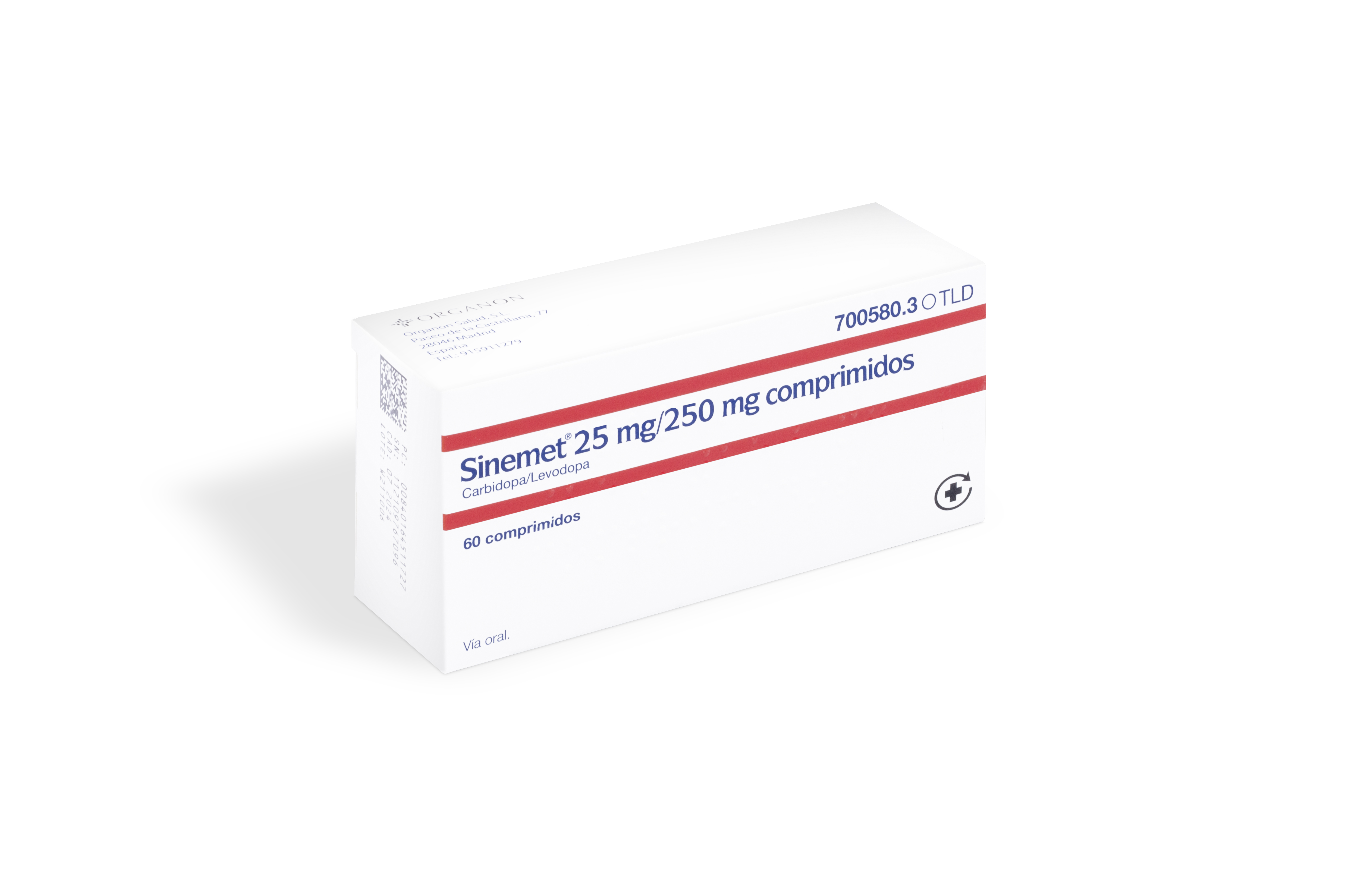 Sinemet 250 Mg25 Mg 120 Comprimidos Farmacéuticos