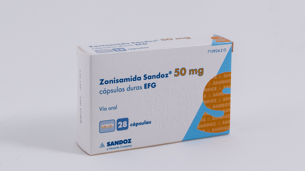 ZONISAMIDA SANDOZ EFG 50 mg 28 CAPSULAS