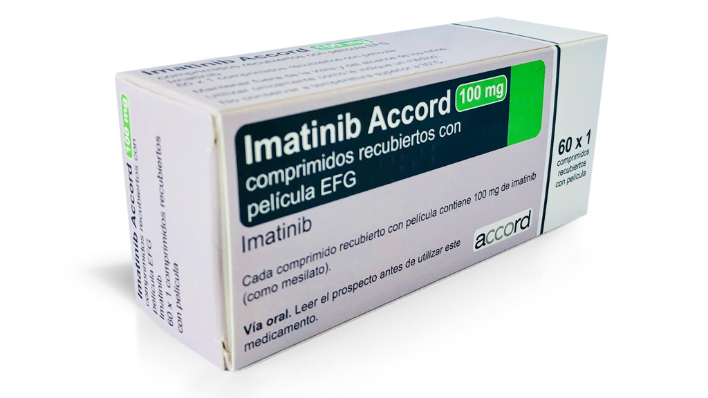 IMATINIB ACCORD EFG 100 mg 60 COMPRIMIDOS RECUBIERTOS