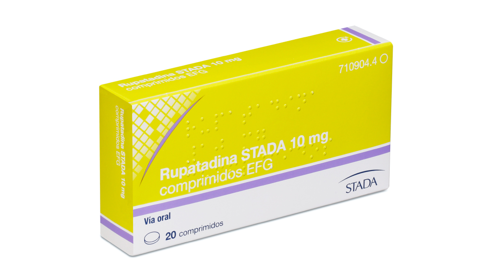 RUPATADINA STADA EFG 10 mg 20 COMPRIMIDOS