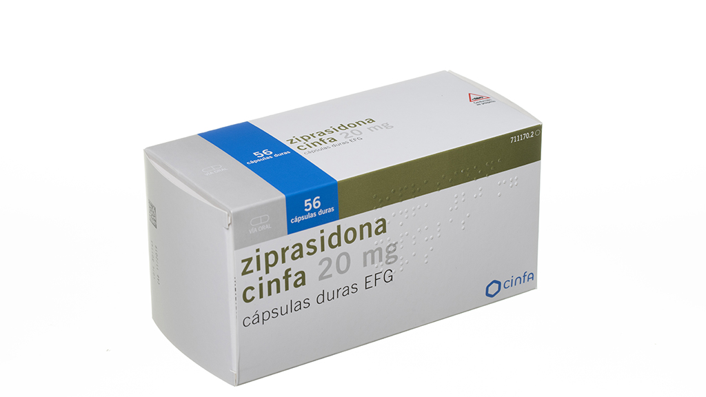 ZIPRASIDONA CINFA EFG 20 mg 56 CAPSULAS