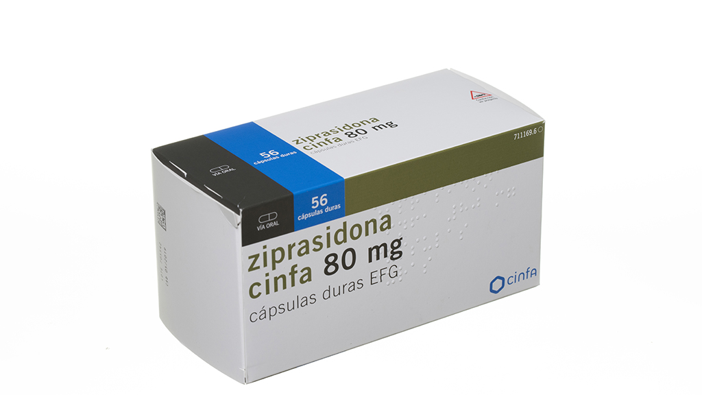 ZIPRASIDONA CINFA EFG 80 mg 56 CAPSULAS