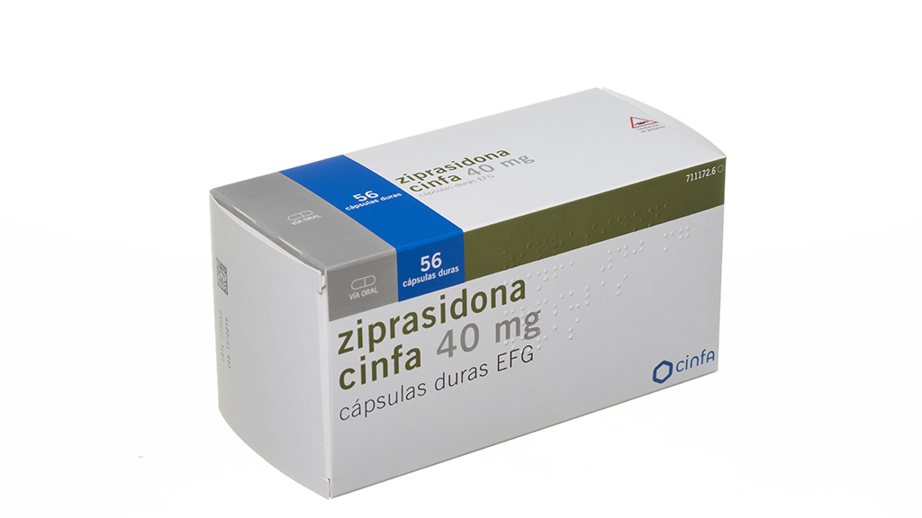 ZIPRASIDONA CINFA EFG 40 mg 56 CAPSULAS