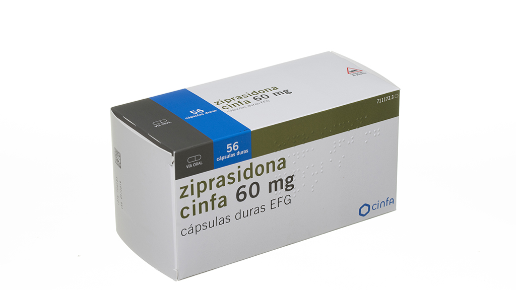 ZIPRASIDONA CINFA EFG 60 mg 56 CAPSULAS