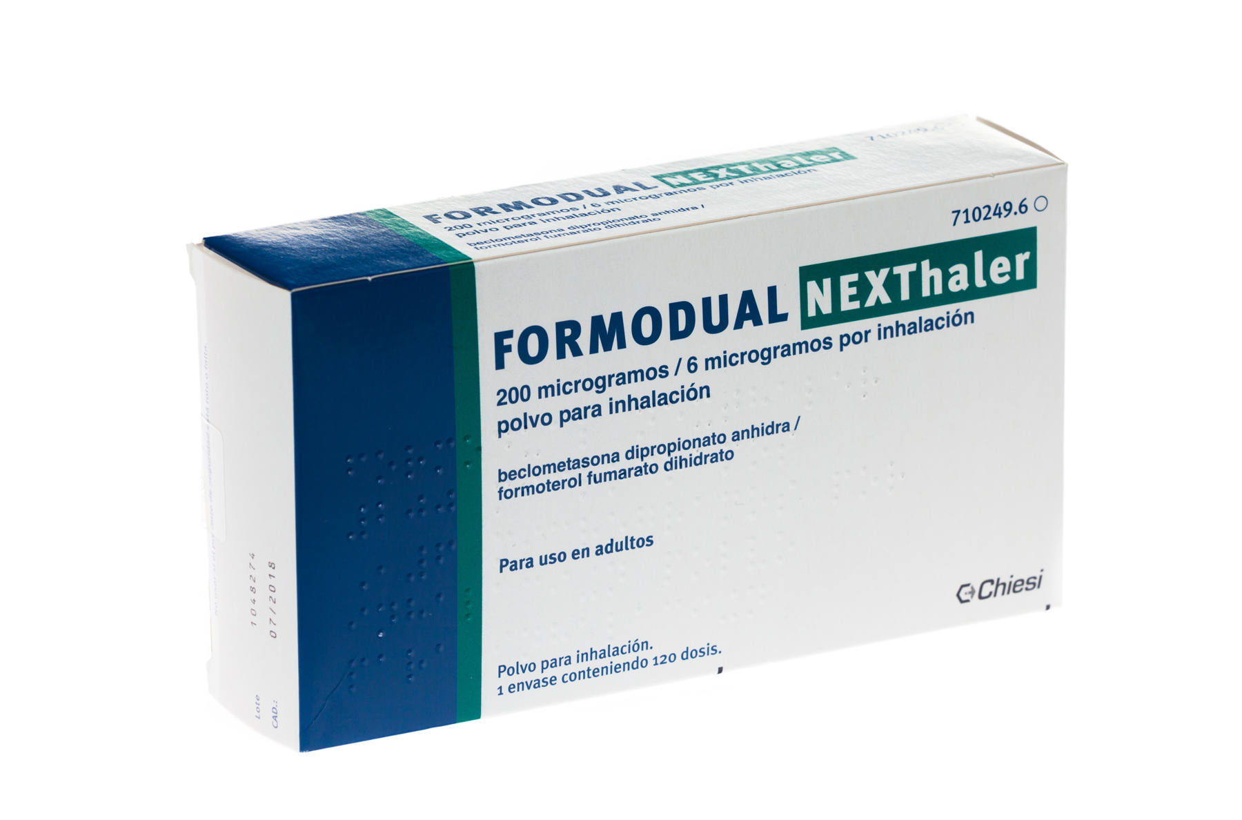 FORMODUAL NEXTHALER 200/6 microgramos POLVO PARA INHALACION 1 INHALADOR 120 DOSIS