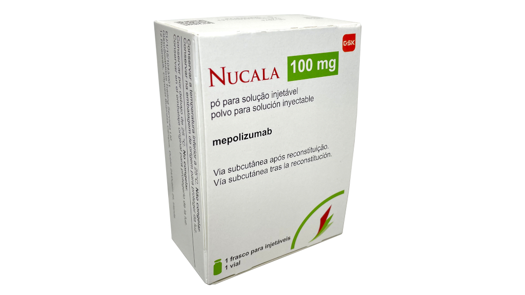 NUCALA 100 mg 1 VIAL POLVO PARA SOLUCION INYECTABLE