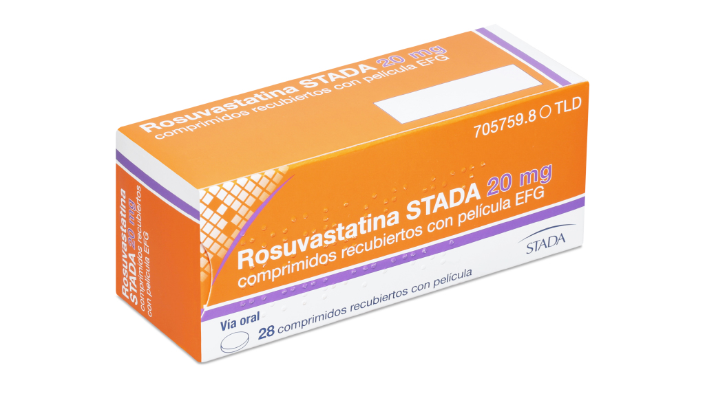 ROSUVASTATINA STADA EFG 20 mg 28 COMPRIMIDOS RECUBIERTOS