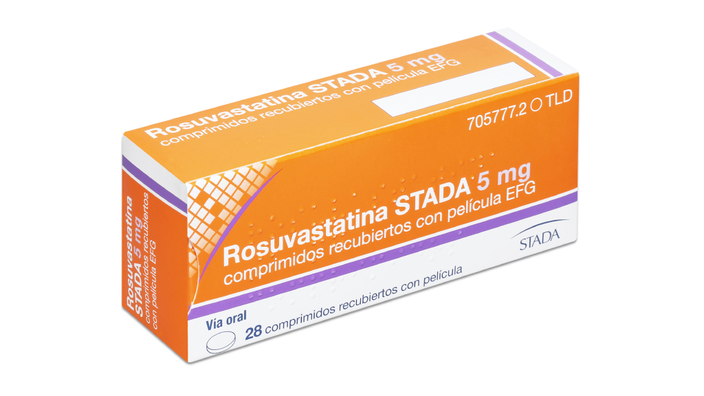 ROSUVASTATINA STADA EFG 5 mg 28 COMPRIMIDOS RECUBIERTOS