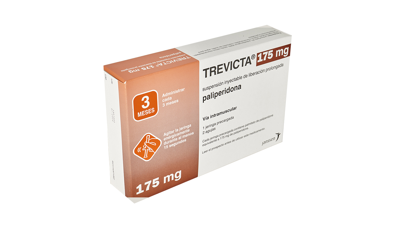 TREVICTA 175 mg 1 JERINGA PRECARGADA SUSPENSION INYECTABLE LIBERACION PROLONGADA 0,875 ml