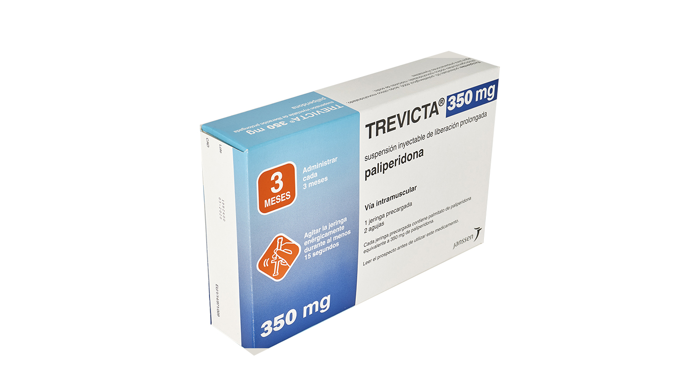 TREVICTA 350 mg 1 JERINGA PRECARGADA SUSPENSION INYECTABLE LIBERACION PROLONGADA 1,75 ml