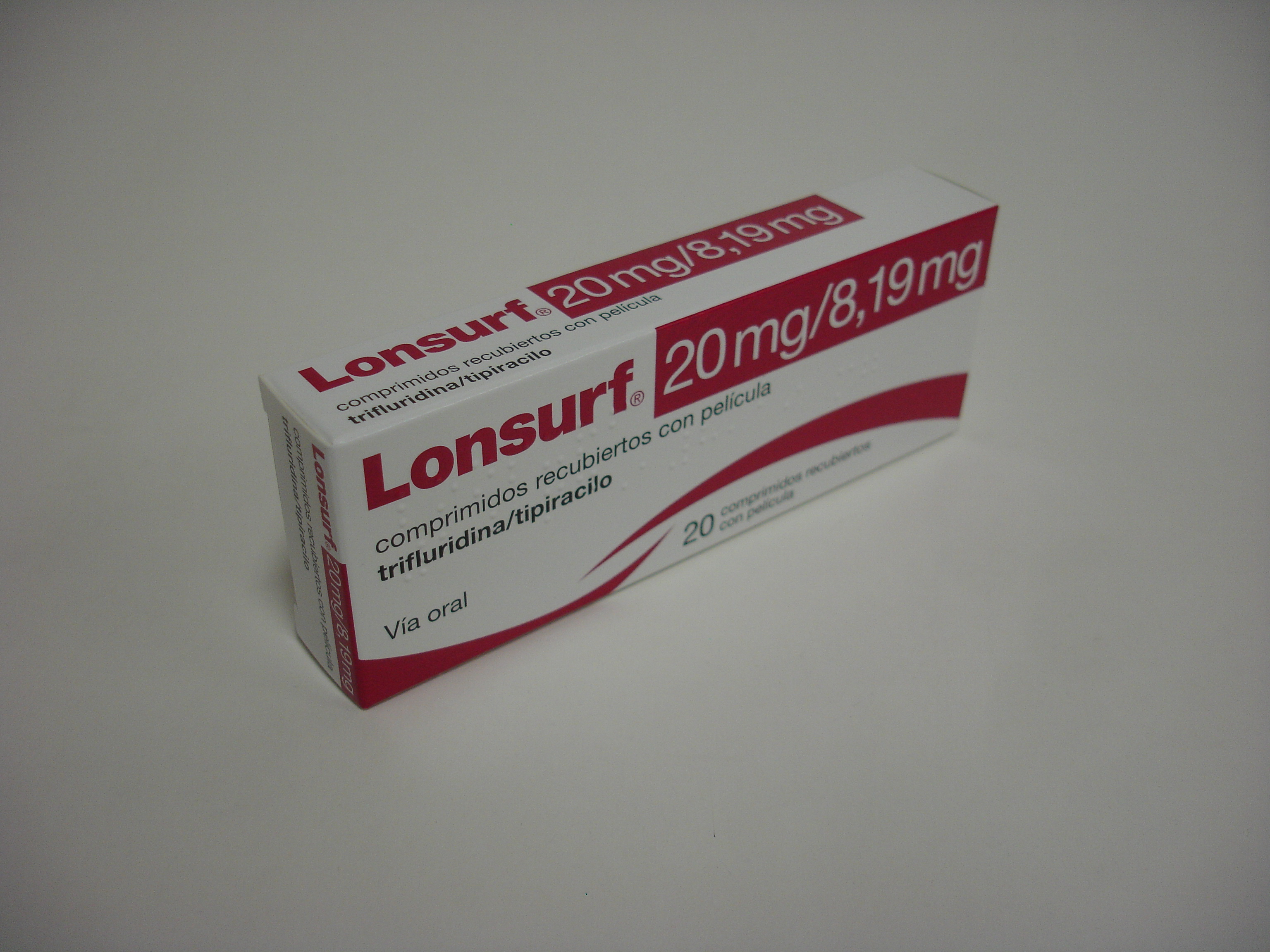LONSURF 20 mg/8,19 mg 20 COMPRIMIDOS RECUBIERTOS