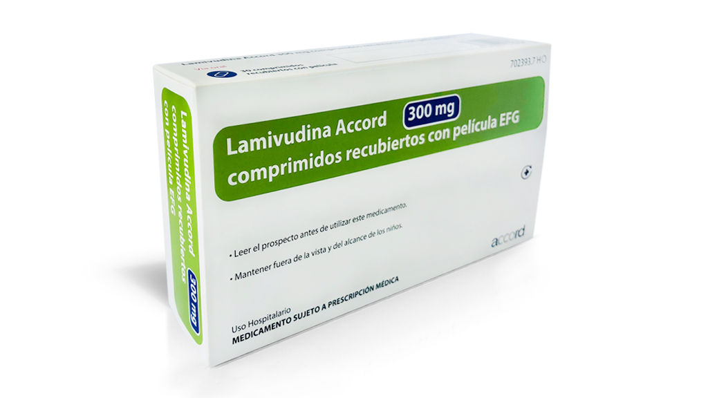 LAMIVUDINA ACCORD EFG 300 mg 30 COMPRIMIDOS RECUBIERTOS