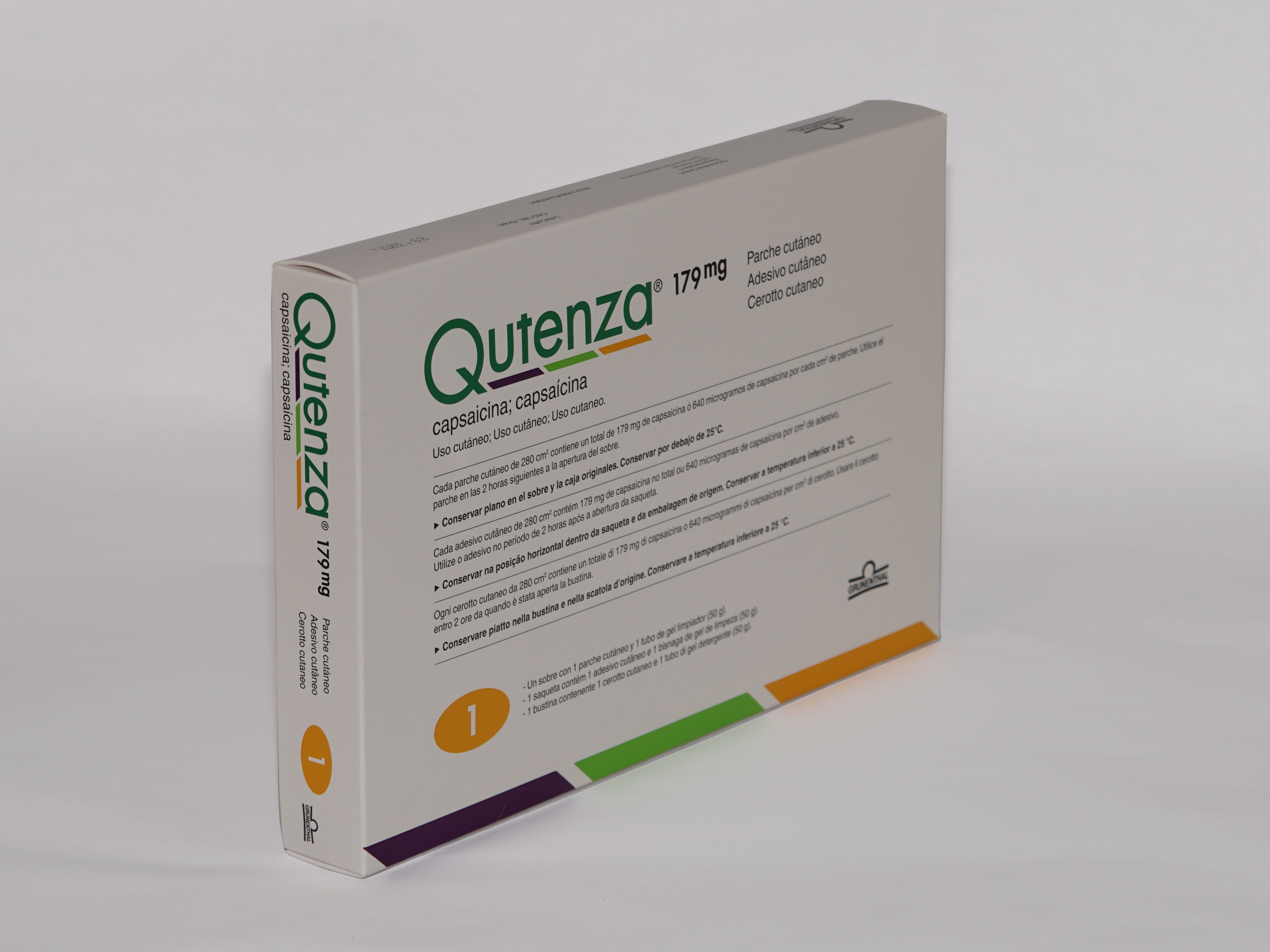 QUTENZA 179 mg 1 PARCHE CUTANEO