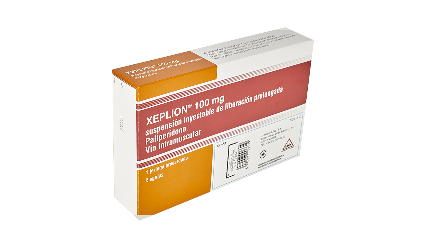 XEPLION 100 mg 1 JERINGA PRECARGADA SUSPENSION INYECTABLE LIBERACION PROLONGADA 1 ml