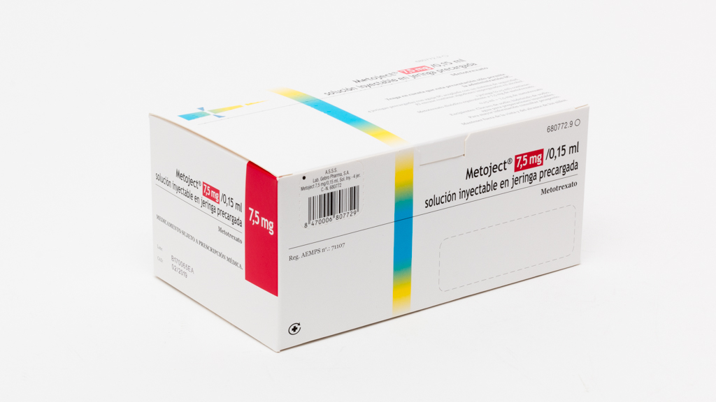 METOJECT 7,5 mg 1 JERINGA PRECARGADA SOLUCION INYECTABLE 0,15 ml