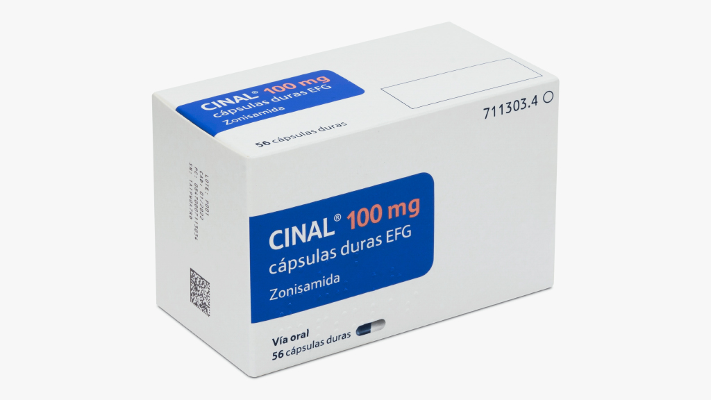 ZONISAMIDA STADA EFG 100 mg 56 CAPSULAS