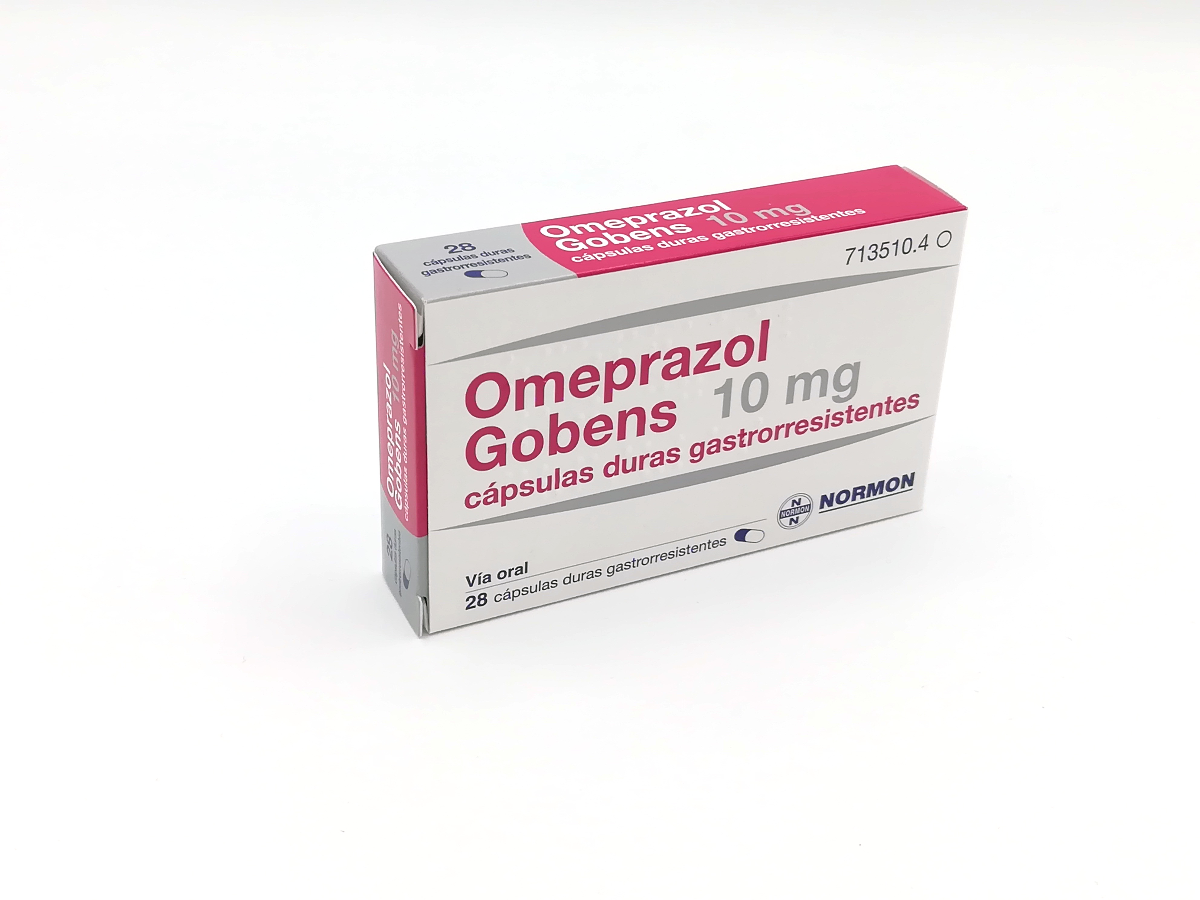 OMEPRAZOL GOBENS 10 mg 28 CAPSULAS GASTRORRESISTENTES (BLISTER Al/Al) -  Farmacéuticos