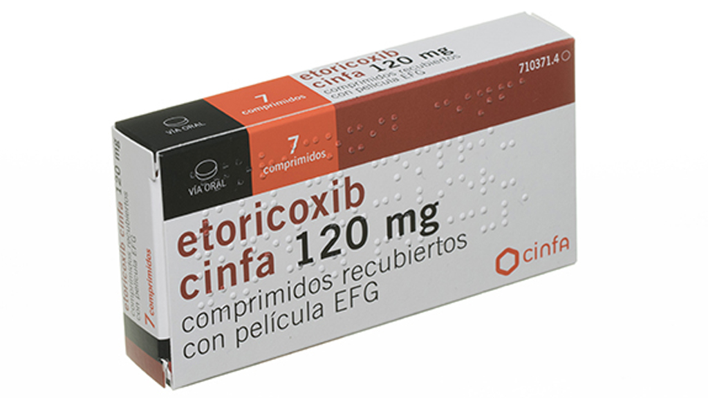 ETORICOXIB CINFA EFG 120 mg 7 COMPRIMIDOS RECUBIERTOS