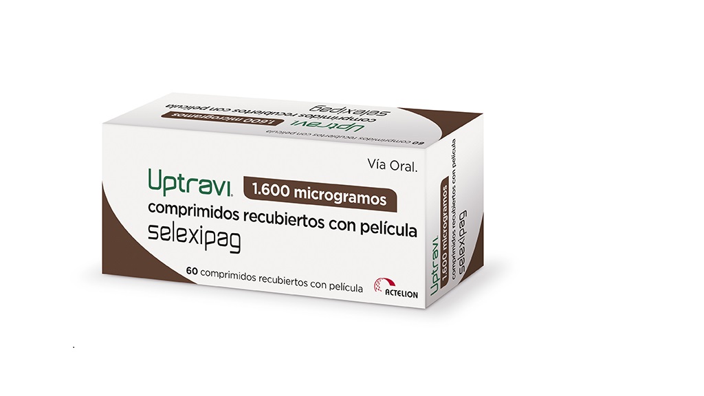 UPTRAVI 1600 microgramos 60 COMPRIMIDOS RECUBIERTOS