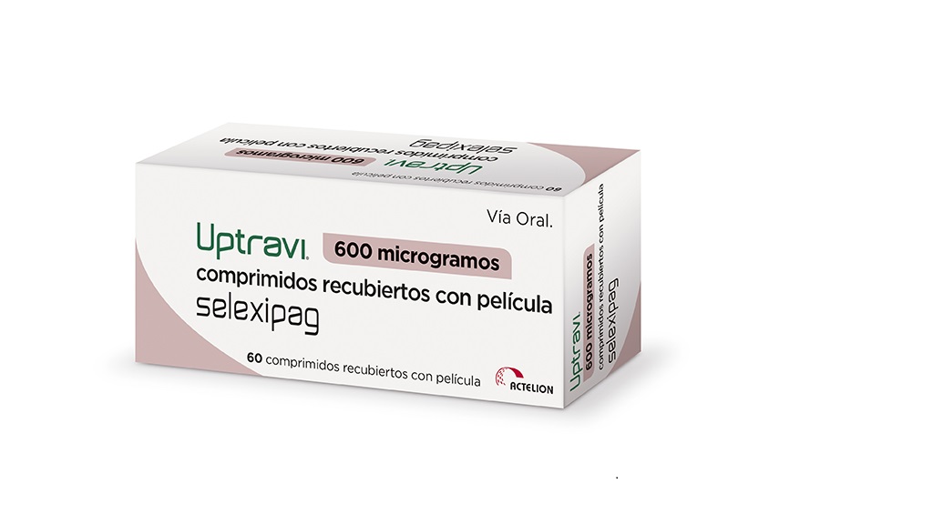 UPTRAVI 600 microgramos 60 COMPRIMIDOS RECUBIERTOS