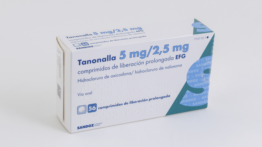 TANONALLA EFG 5 mg/2,5 mg 56 COMPRIMIDOS LIBERACION PROLONGADA