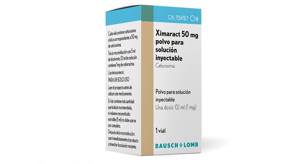 XIMARACT 50 mg 1 VIAL POLVO PARA SOLUCION INYECTABLE