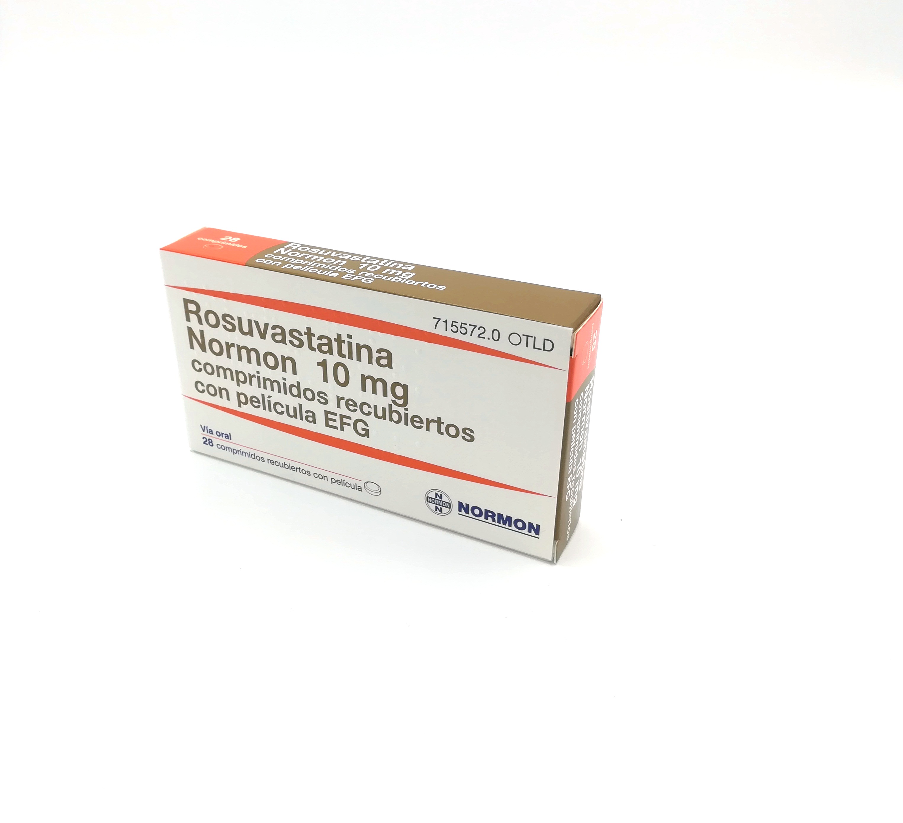 ROSUVASTATINA NORMON EFG 10 mg 28 COMPRIMIDOS RECUBIERTOS