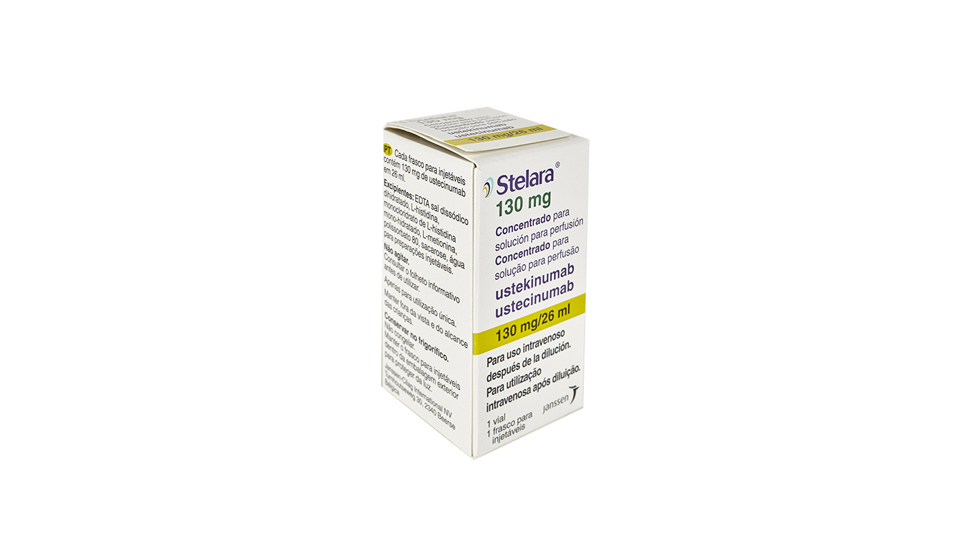 STELARA 130 mg 1 VIAL CONCENTRADO PARA SOLUCION PARA PERFUSION 26 ml