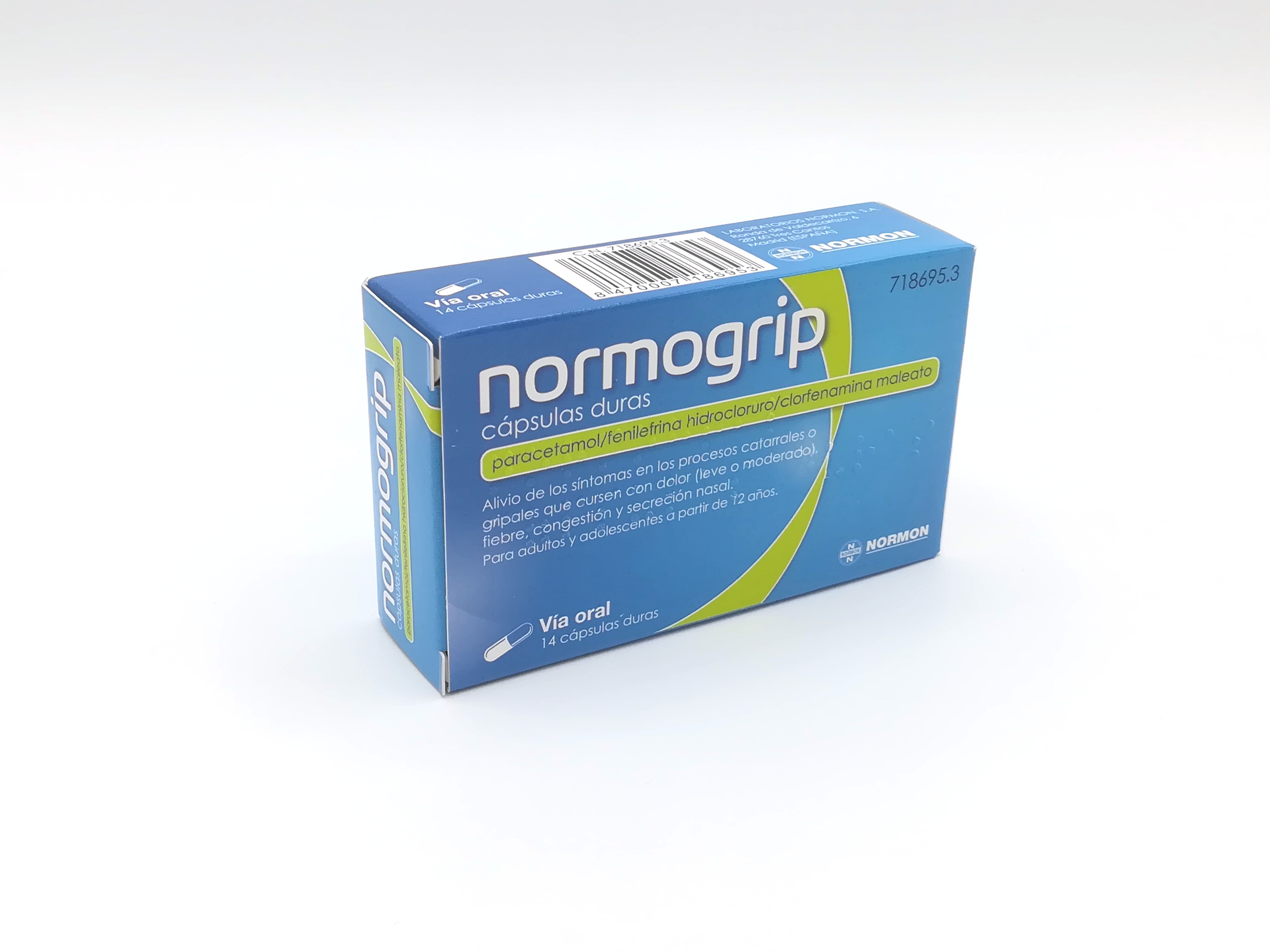 NORMOGRIP 14 CAPSULAS