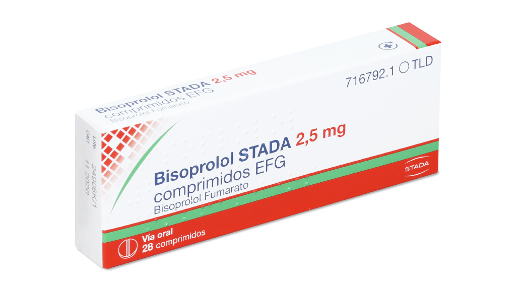 BISOPROLOL STADA EFG 2,5 mg 28 COMPRIMIDOS