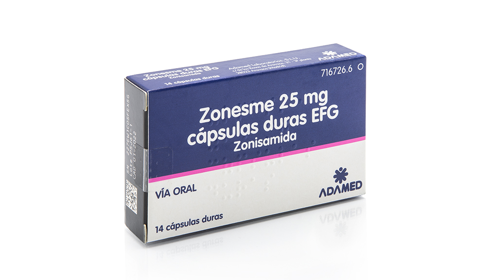 ZONESME EFG 25 mg 28 CAPSULAS