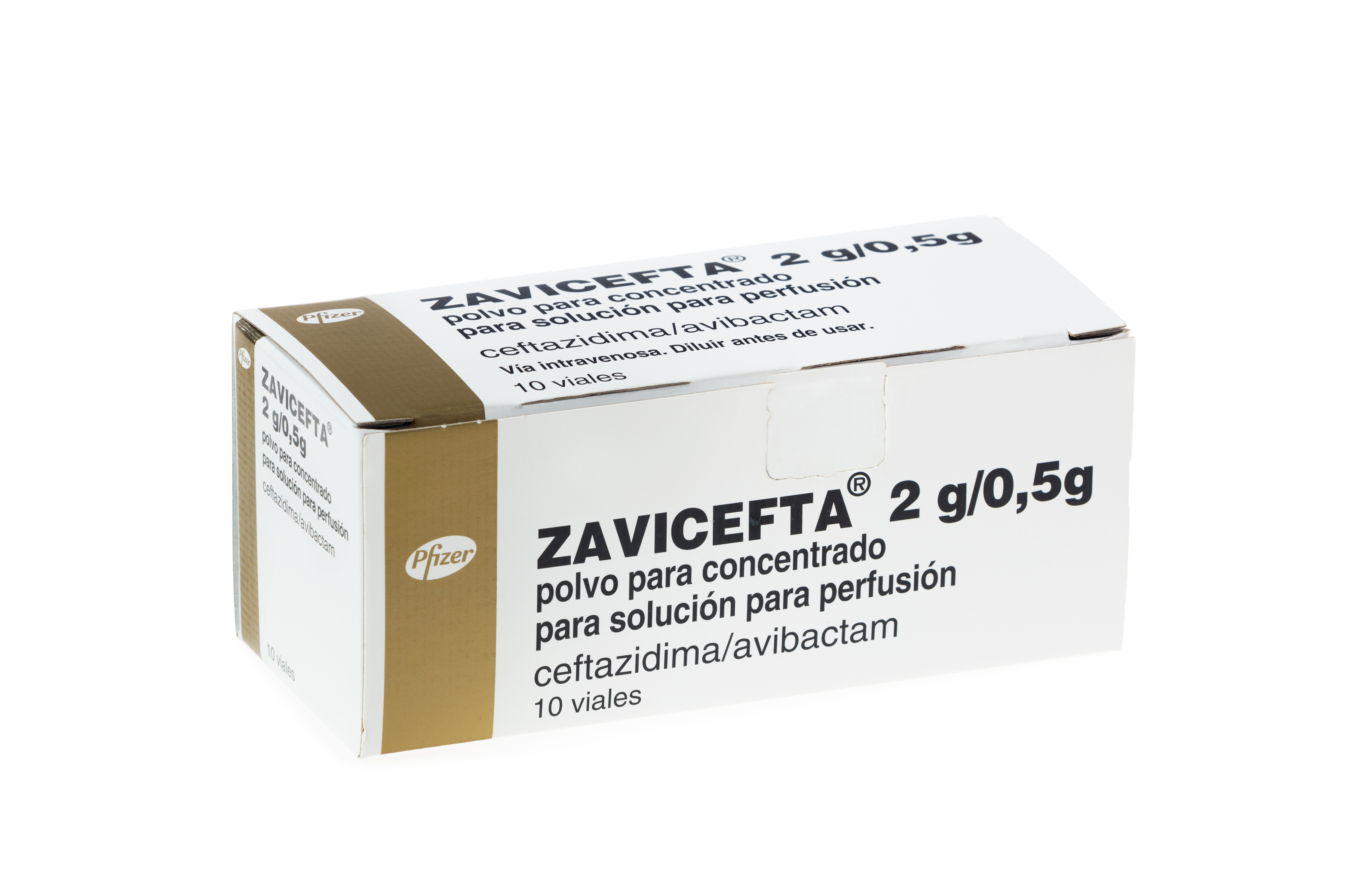 ZAVICEFTA 2 g/0,5 g 10 VIALES POLVO PARA CONCENTRADO PARA SOLUCION PARA PERFUSION