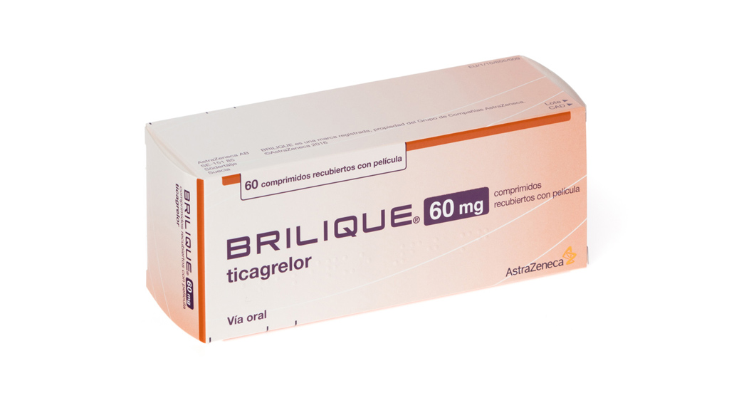 BRILIQUE 60 mg 60 COMPRIMIDOS RECUBIERTOS