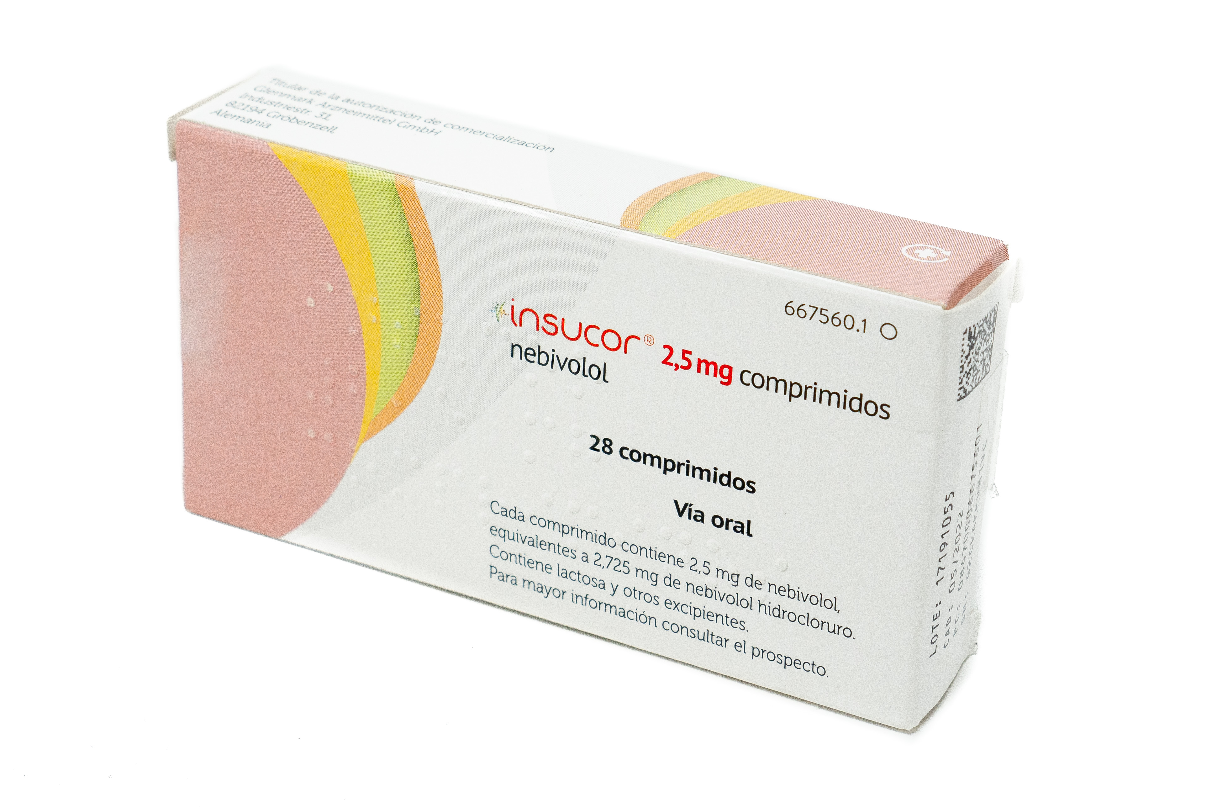 INSUCOR 2,5 mg 28 COMPRIMIDOS