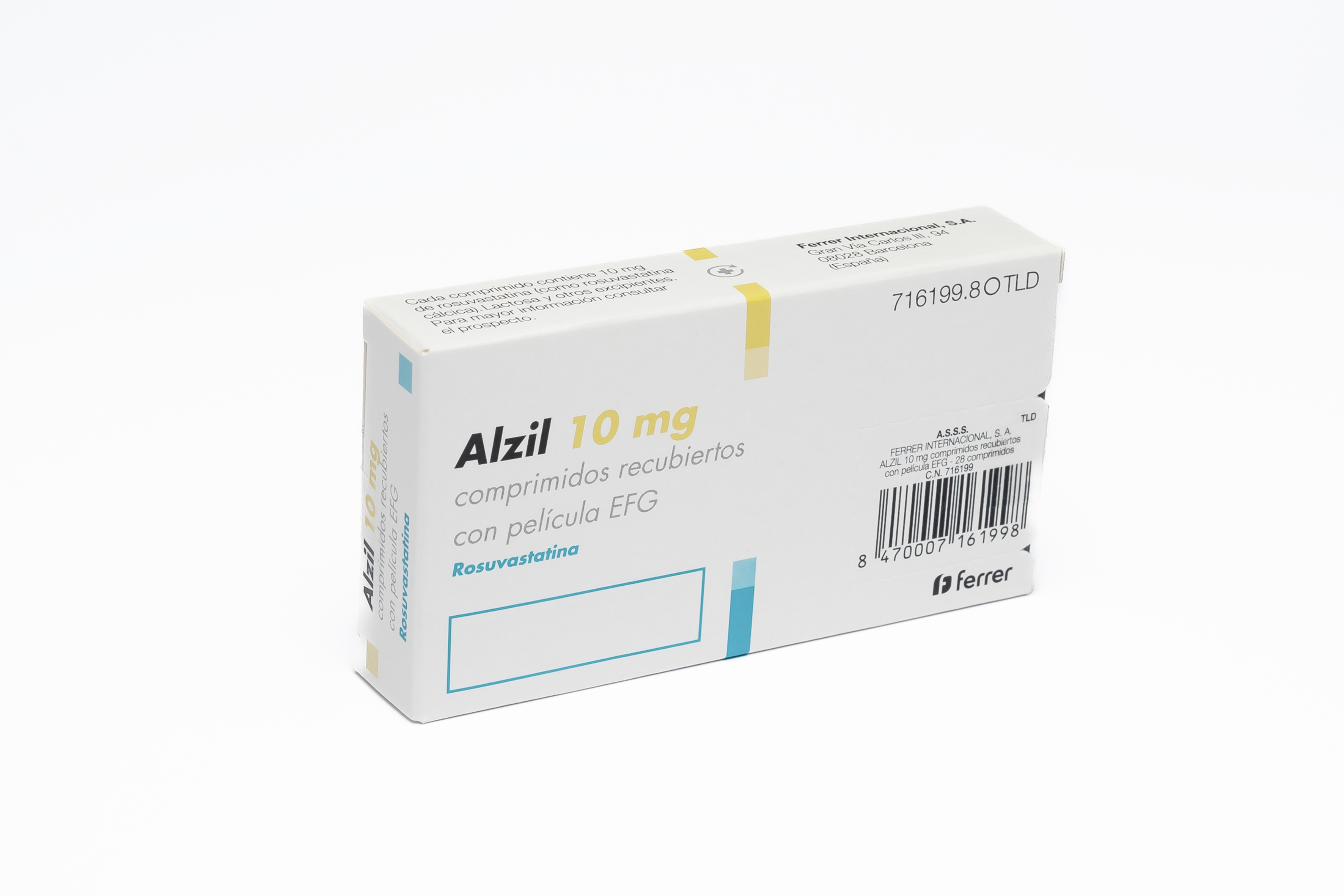 ALZIL EFG 10 mg 28 COMPRIMIDOS RECUBIERTOS