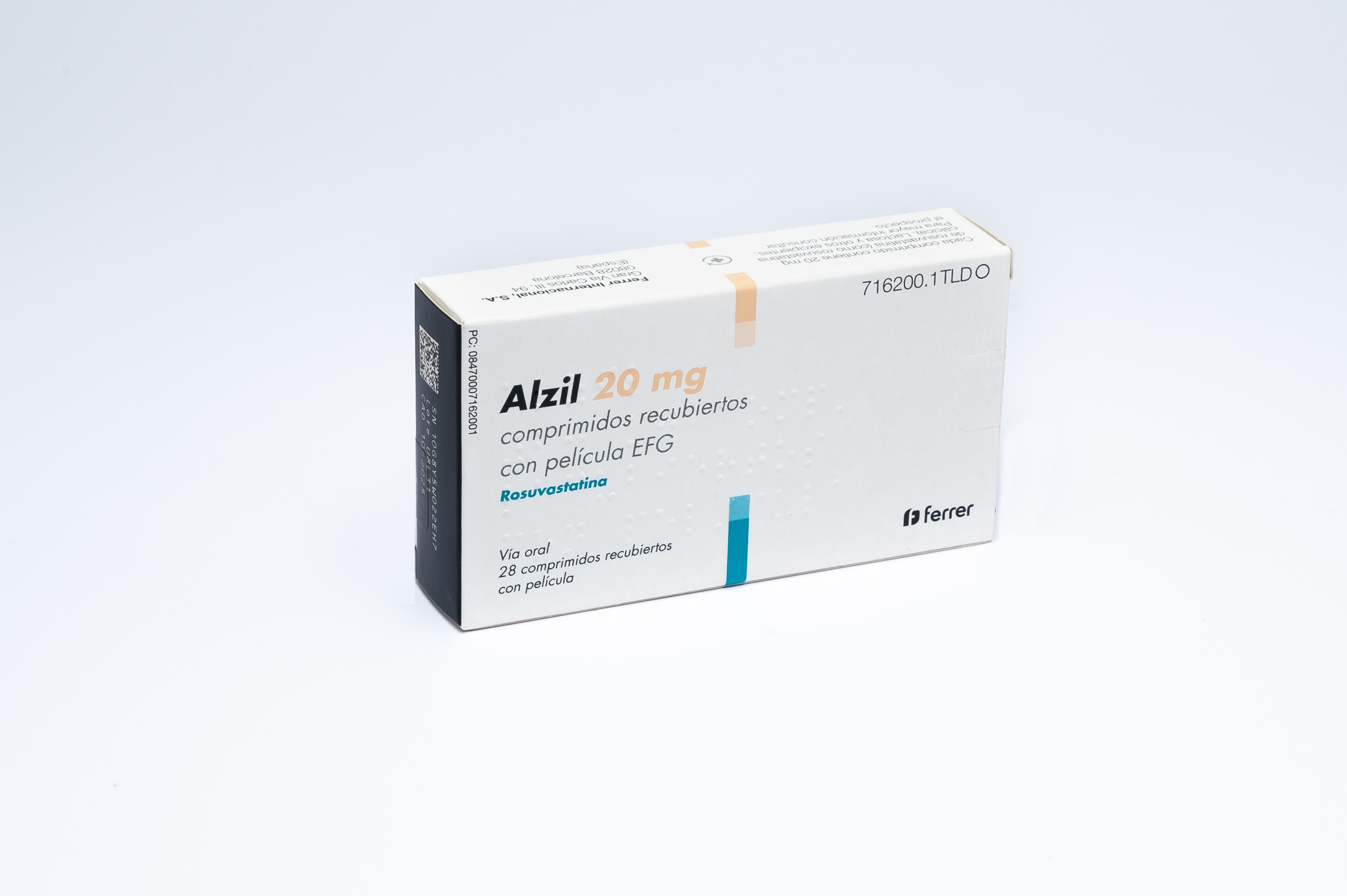 ALZIL EFG 20 mg 28 COMPRIMIDOS RECUBIERTOS