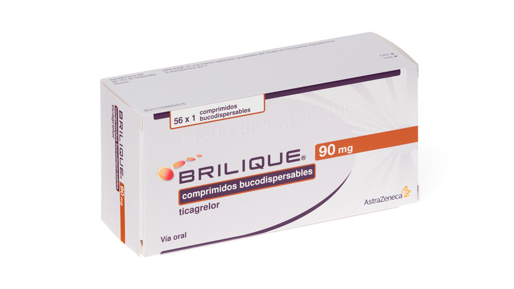 BRILIQUE 90 mg 56 COMPRIMIDOS BUCODISPERSABLES