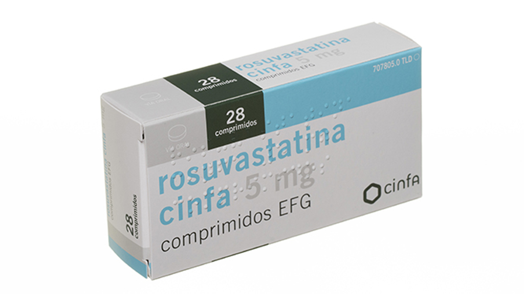 ROSUVASTATINA CINFA EFG 5 mg 28 COMPRIMIDOS RECUBIERTOS