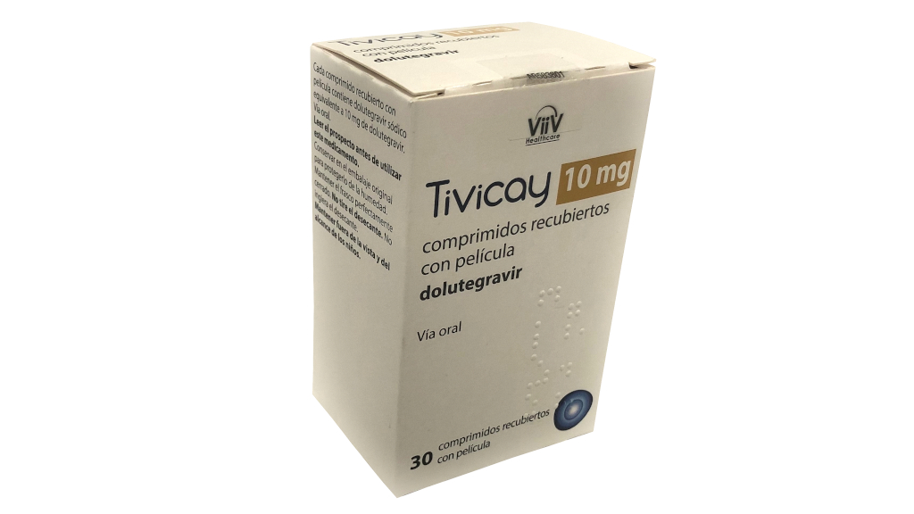 TIVICAY 10 mg 30 COMPRIMIDOS RECUBIERTOS