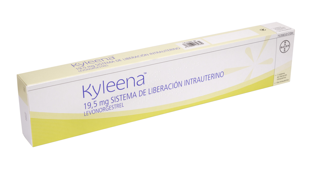 KYLEENA 19,5 mg 1 SISTEMA LIBERACION INTRAUTERINO