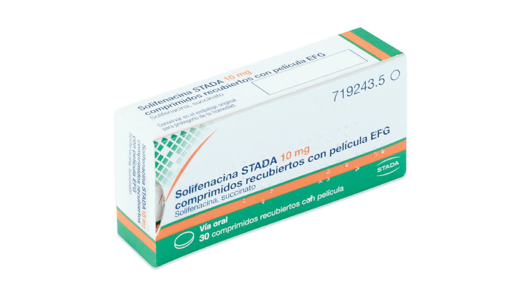 SOLIFENACINA STADA EFG 10 mg 30 COMPRIMIDOS RECUBIERTOS BLISTER OPA/Al/PVC-Al