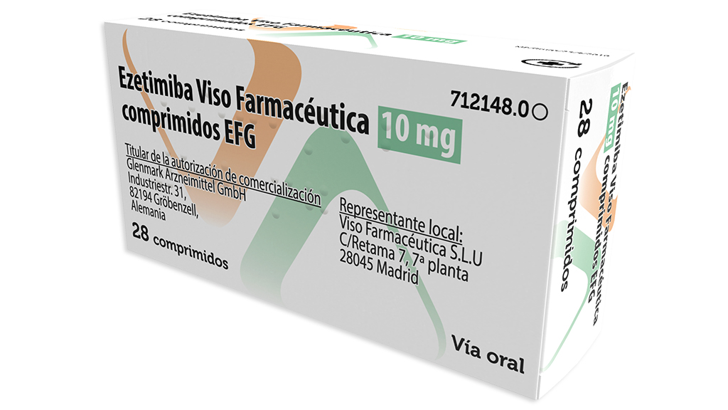 EZETIMIBA VISO FARMACEUTICA EFG 10 mg 28 COMPRIMIDOS