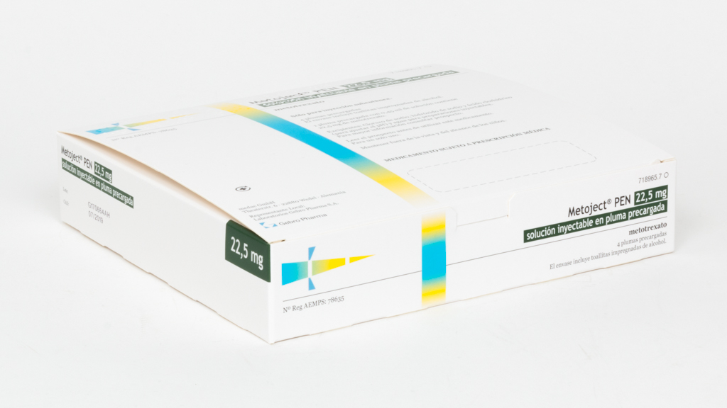 METOJECT PEN 22,5 mg 4 PLUMAS PRECARGADAS SOLUCION INYECTABLE 0,45 ml