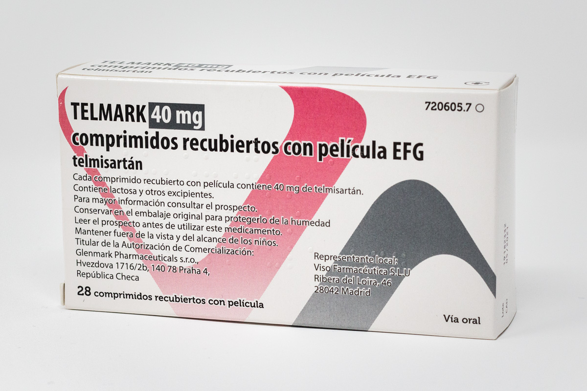 TELMARK EFG 40 mg 28 COMPRIMIDOS RECUBIERTOS