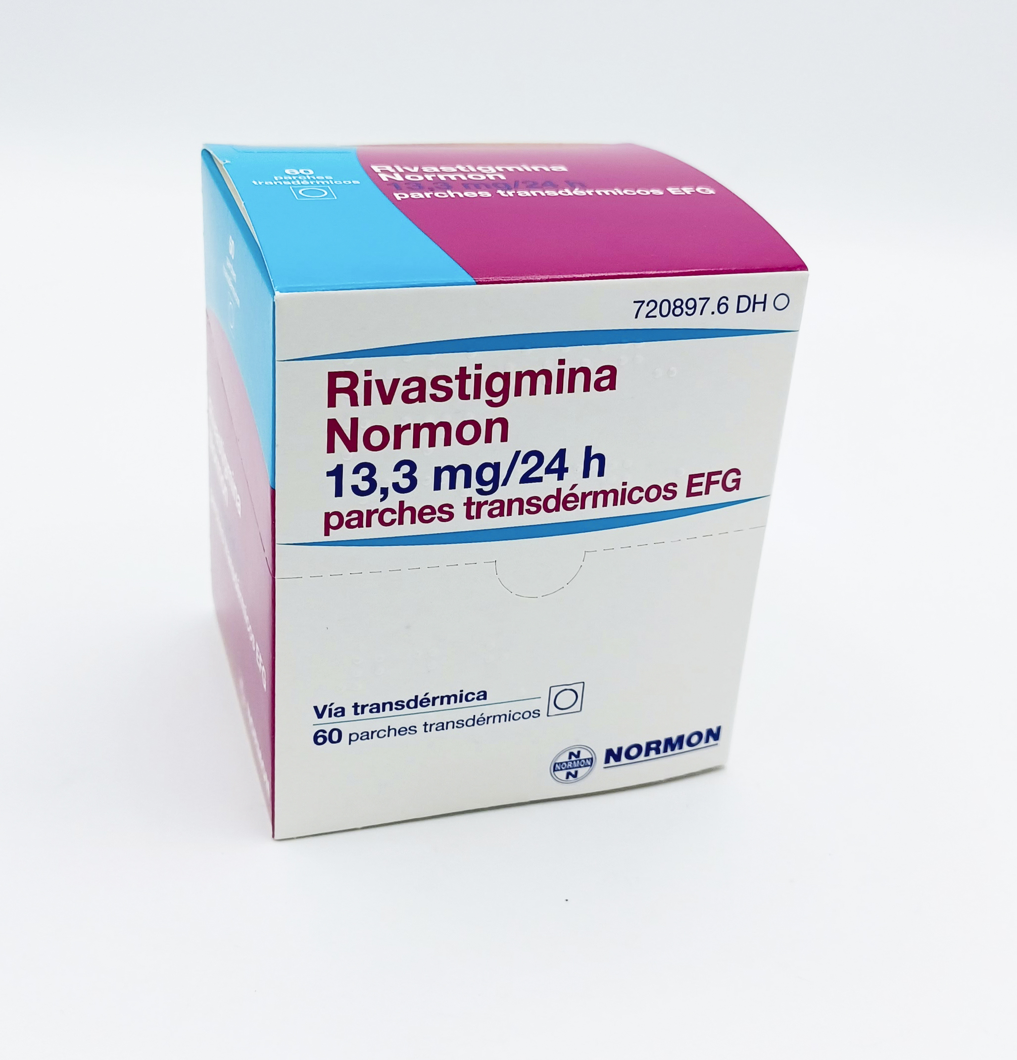 RIVASTIGMINA NORMON EFG 13,3 mg/24 h 60 PARCHES TRANSDERMICOS 27 mg